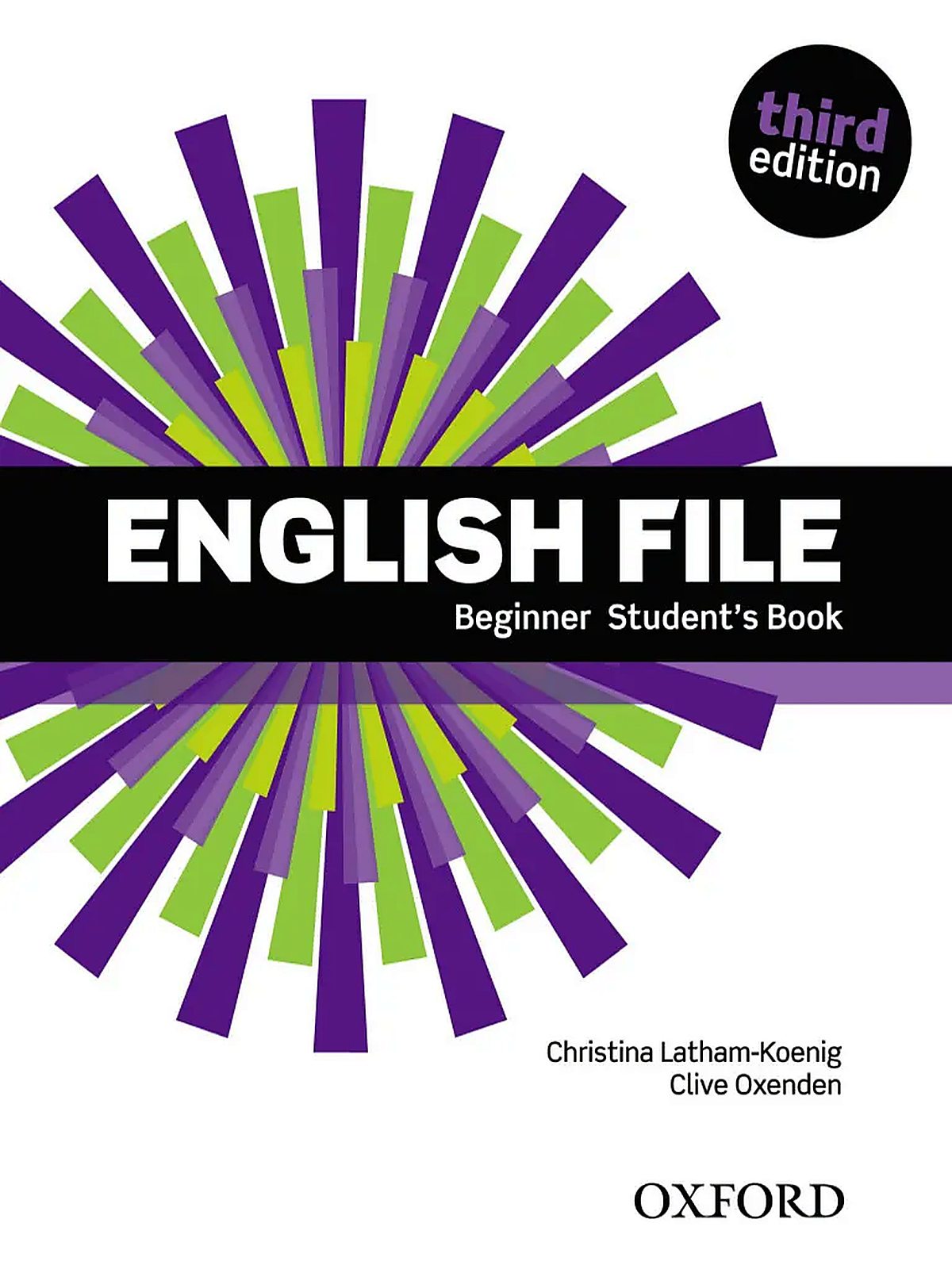 Обложка Oxford English File Beginner Student's Book, third edition